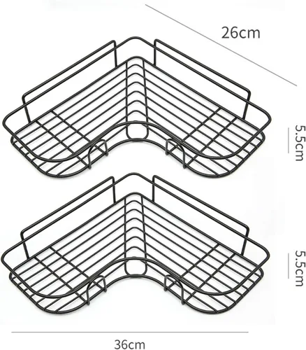 Miniatura 2 de Ruby Lil Estante de cocina sin perforaciones, organizador de especias para estantes flotantes de gabinete, estante colgante de especias de pared