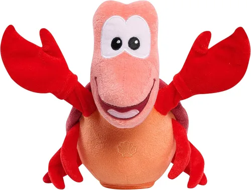 Disney Princess Just Play - Peluche Sebastian de 10 pulgadas, cangrejo rojo, juguetes para niños a partir de 3 años