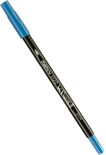 Miniatura 54 de Uchida 1122-C-3 Marvy Extra Fine Tip Le Plume II Rotulador de doble punta, azul