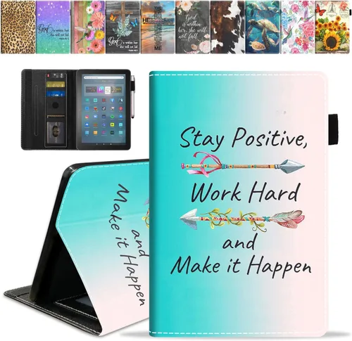 Miniatura 30 de Funda para tableta Amazon Fire Max 11 (11 pulgadas, 13ª generación, versión 2023) con ranura para tarjetas y apagado y encendido automático, funda