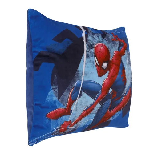 Miniatura 2 de Marvel Spiderman to the Rescue - Almohada de felpa azul y roja para niños pequeños Spiderman al rescate