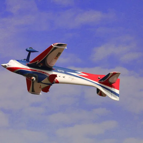Miniatura 5 de Fms Aviones RC para adultos, avión F3A Olympus RC de 55.118 in (55.1 pulgadas) Envergadura de 4 canales acrobático 3D RC Hobby Rc aviones PNP