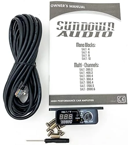 Miniatura 4 de Sundown Audio Amplificador de clase D multicanal de rango completo (SALT-2000.6)