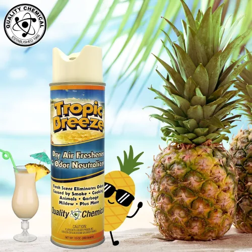 Miniatura 2 de Quality Chemical Tropic Breeze - El ambientador seco y eliminador de olores más potente, el mejor desodorante de habitación y aerosol de aire