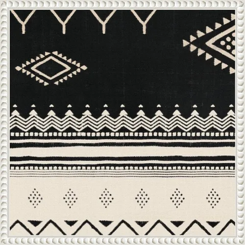 Miniatura 11 de Amanti Art Framed Canvas Wall Art 30x30 Geo Textile Crop II by Victoria Barnes, Framed Wall Art Canvas, Abstract Artwork, Modern Decor, Large Poster