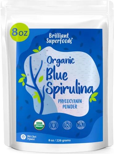 Miniatura 9 de Ellie's Best Polvo de espirulina azul orgánico (extracto de ficocianina), 60 porciones, sin olor, vegano, sin OMG, sin gluten, sin lácteos
