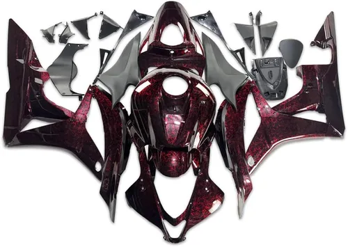Miniatura 28 de Carenado negro brillante para Honda 2007 2008 CBR600RR CBR 600RR nueva inyección ABS plásticos cuerpo kit cuerpo trabajo 07 08