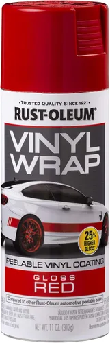 Miniatura 8 de Rust-Oleum Automotive 352724 Rust-Oleum - Aerosol de envoltura de vinilo, negro, 11 onzas (paquete de 6)