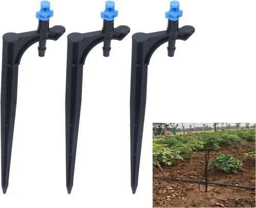 Miniatura 7 de Sistema de riego de jardín, 20 unidades/bolsa gotero de riego con inserto de tierra emisores de riego por goteo de árboles frutales para tubos