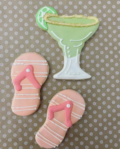 Miniatura 3 de Cortador de galletas de vidrio Margarita, 4.25 pulgadas, fabricado en Estados Unidos por Ann Clark