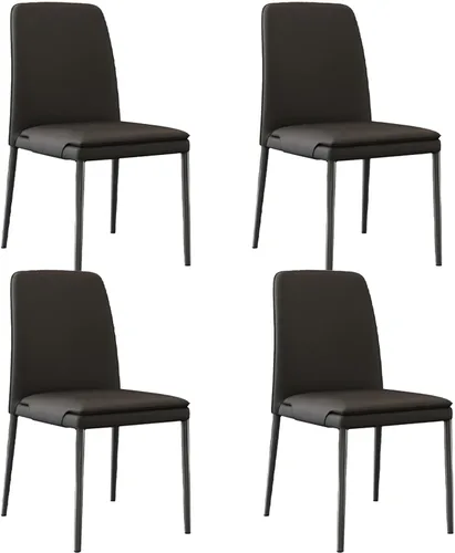Miniatura 15 de Sillas de cocina de comedor, sillas de comedor con patas de metal, sala de estar, comedores apilables, silla de cocina, silla de comedor al aire