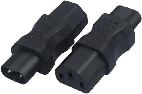 Miniatura 10 de Adaptador de corriente de CA IEC320 C6 a C13, convertidor de conversión de enchufe C6 de 3 pines a C13 de 3 agujeros, convertidor de corriente de CA