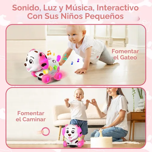 Miniatura 2 de Juguetes para niñas de 1 año, regalos, regalo de primer cumpleaños para niña, juguete para bebé de 6-12-18 meses, juguete educativo musical para Rosa