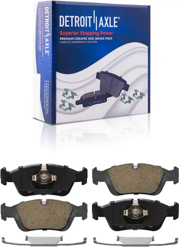 Miniatura 39 de Detroit Axle - Pinza de disco del lado del acompañante + pastillas de freno de cerámica de repuesto para Lexus HS250H Toyota RAV4 Prius V Scion xB