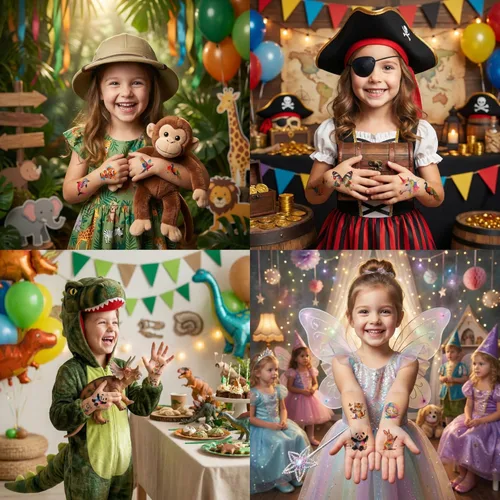 Miniatura 7 de Juego de tatuajes temporales de animales de acuarela de 216 piezas (36 hojas) para niños, calcomanías de animales lindos para niñas, niños, cuerpo