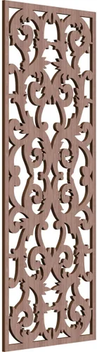 Miniatura 77 de Meadville Paneles decorativos de pared de madera con calado, 9 3/8 pulgadas de ancho x 24 3/8 pulgadas de alto x 1/4 de alto, aliso