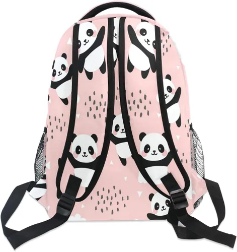 Miniatura 12 de ATTX Linda mochila con diseño de panda para niños y niñas, Panda-h, Ciclismo