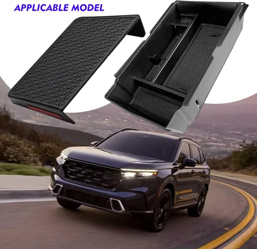 Miniatura 9 de 2 piezas 2024 2025 2026 Honda CR-V CRV CRV Accesorios híbridos Bandeja organizadora de consola central para Honda CR-V 2025 2024 2023 Organizador