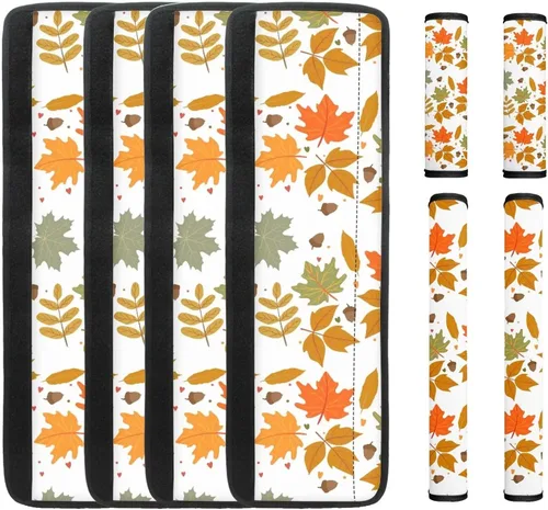 Miniatura 32 de DISNIMO Fundas para manija de puerta de refrigerador con calabaza otoñal, 8 piezas Kithchen para nevera, microondas, horno, lavavajillas, protector
