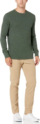 Miniatura 3 de Tienda Essentials - Camisa de manga larga con ajuste regular de punto de gofre para hombre