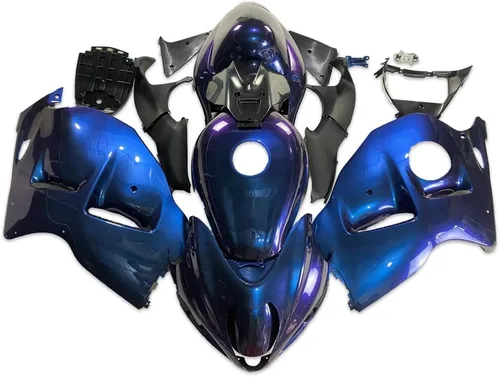 Miniatura 30 de Carenado completo azul mate para Suzuki 1997-2007 GSXR 1300 Hayabusa Gen1 inyección ABS plásticos posventa carrocería kit de carrocería 1998 1999