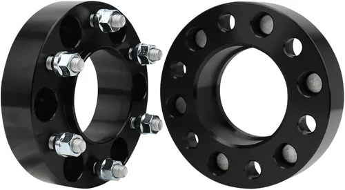 Miniatura 8 de IRONTEK Espaciadores de rueda de 4 x 4 pulgadas, espaciadores forjados de 1 pulgada con orificio de cubo de 2.598 in, pernos de 1/2 pulgadas x 20