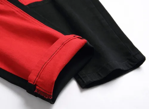 Miniatura 6 de AITITIA - Jeans rasgados de ajuste estándar para hombre