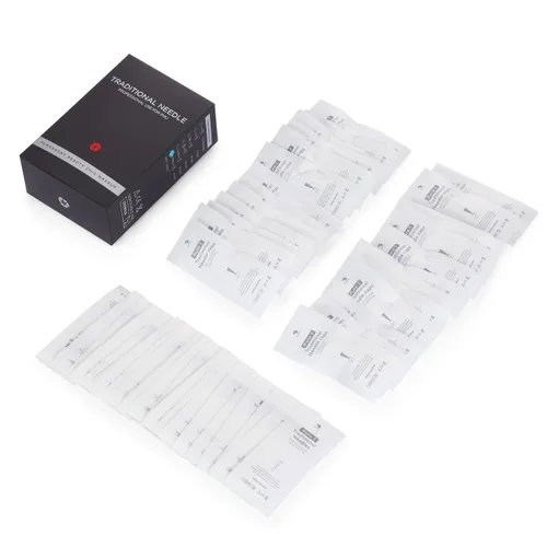 Miniatura 5 de CHUSE P1 - Agujas de maquillaje permanentes, caja de 30 juegos (agujas y tapas 7F)