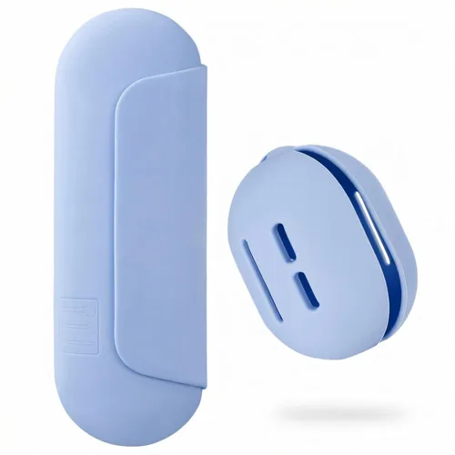 Miniatura 29 de AGIKET Soporte de silicona para brochas de maquillaje, bolsa de cosméticos de viaje: soporte suave y portátil para brochas cosméticas faciales