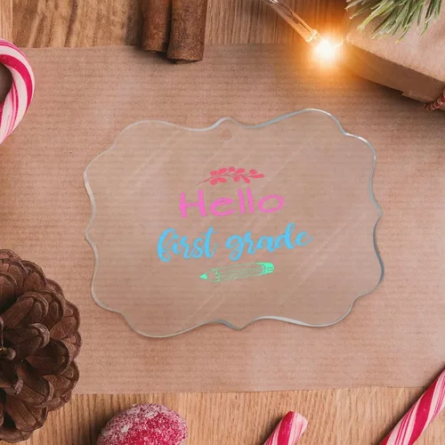 Miniatura 26 de Adornos de copo de nieve personalizados para la familia, con texto en inglés "Have You Hugged A Massage Therapeut", adornos navideños tropicales