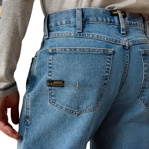 Miniatura 6 de Ariat Men's Rebar M4 Low Rise DuraStretch Basic Boot Cut Jean Carbine