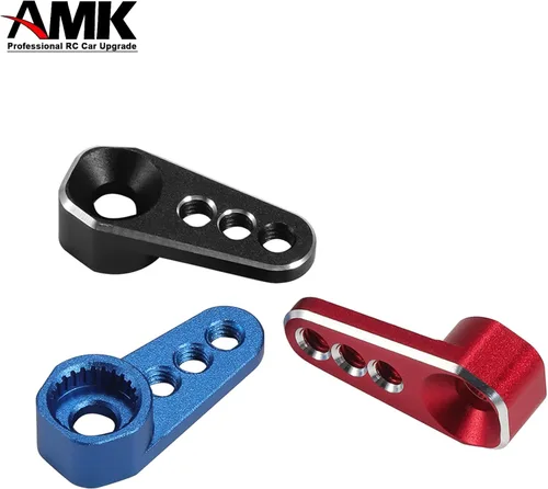 Miniatura 5 de TRX4M actualiza Aluminio CNC 25T Servo Cuernos Brazo de dirección para 1/18 RC Crawler 97054-1 97074-1 Accesorios (azul)
