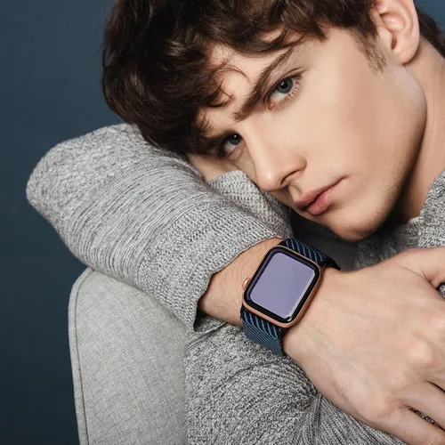 Miniatura 4 de Paquete de 4 correas elásticas Solo Loop compatibles con Apple Watch de 1.496 pulgadas, 1.575 pulgadas, 1.614 pulgadas, 1.654 pulgadas, 1.732