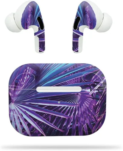 Miniatura 8 de MightySkins - Compatible con Apple Airpods Pro - Magenta Summer Funda protectora de vinilo duradera y única Fácil de aplicar, quitar y cambiar