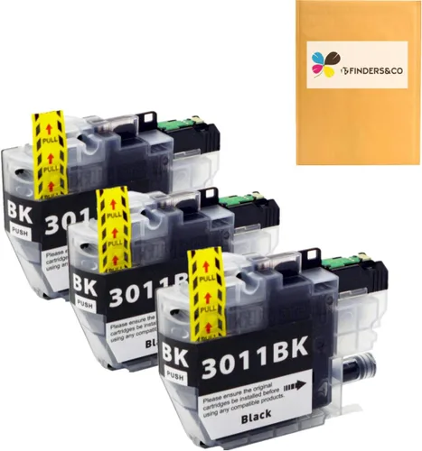 F FINDERS&CO LC3011BK - Cartucho de tinta negra de repuesto para impresora Brother LC 3011 LC3011XL compatible con impresora Brother MFC-J491DW