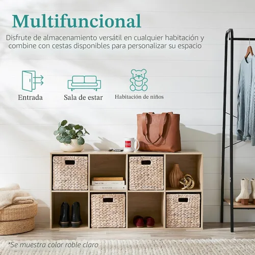 Miniatura 4 de Best Choice Products Librería Infantil Organizadora de Almacenamiento de 8 Cubos, Apertura de Estante de 11 Pulgadas, Estantería, Almacenamiento