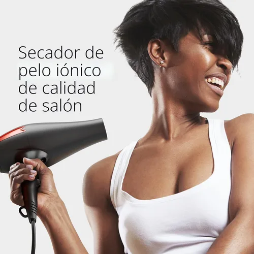 Miniatura 2 de TREZORO Secador de pelo profesional para mujer, secador de pelo iónico de 2000 W para salón y uso personal, potente, secado rápido y silencioso