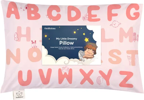 Miniatura 15 de KeaBabies - Almohada con funda para niños pequeños, almohada My Little Dreamy de 13 x 18 pulgadas (ABC Land)