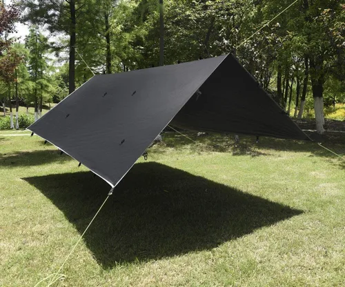 Miniatura 4 de Gold Armour - Toldo para lluvia para hamaca de lona, calidad premium, 14.7 pies, 12 pies, 10 pies, 8 pies, cubierta de toldo para lluvia, toldo