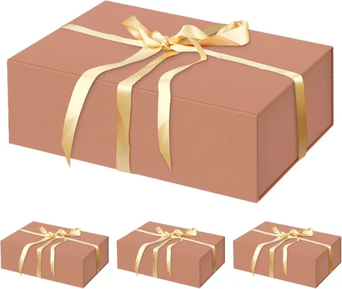 Miniatura 14 de HavrePac Paquete de 4 Cajas de Regalo Grandes 35x23x11 cm Cajas de Regalo de Lujo con Tapas, Caja de Regalo con Cierre Magnético para Empaquetado