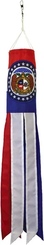 Miniatura 34 de In the Breeze 5110 Virginia State Flag Windsock, 18 pulgadas