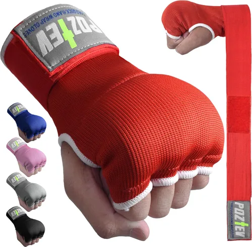 Miniatura 12 de Vendas de mano de boxeo para hombres y mujeres - Vendas rápidas de boxeo, guantes internos, vendas de mano para kickboxing, soporte para nudillos
