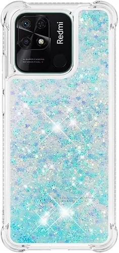 Miniatura 74 de Glitter Sparkle Moving Quicksand Flowing Cover para Xiaomi Redmi Note 10S Bling Liquid Clear Star Heart Silicona Bumper Funda transparente de goma a