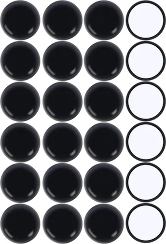 Miniatura 13 de Ezprotekt Paquete de 40 deslizadores de muebles autoadhesivos para alfombras, almohadillas redondas autoadhesivas de 1-1/8 pulgadas, almohadillas