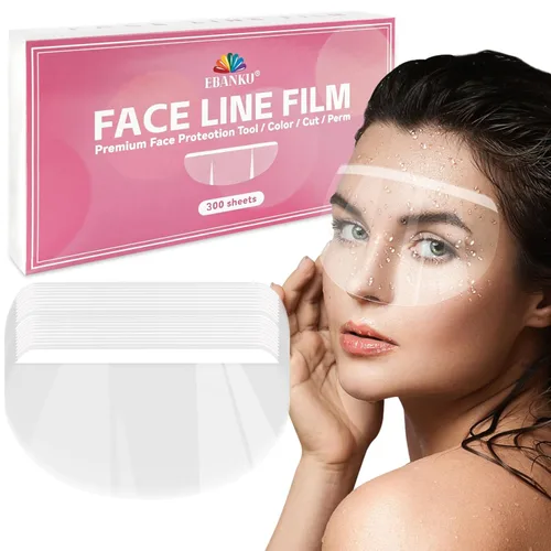 Miniatura 10 de EBANKU 100 viseras de ducha Microblading, protector de protección de ducha de cejas, gafas de ducha, cubierta facial, visera de baño para adultos