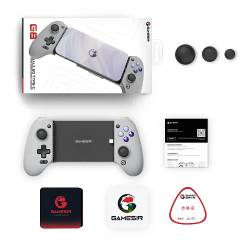 Miniatura 8 de GameSir G8 Galileo - Controlador móvil tipo C para Android y iPhone 15 Series (USB-C), Gamepad Plug and Play con joysticks efecto Hall/disparador