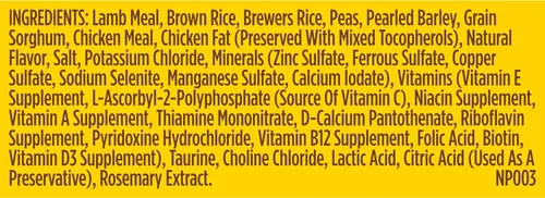 Miniatura 10 de Nutrish - Comida seca para perros con ingredientes limitados, receta de carne de cordero y arroz integral, bolsa de 14 lb, el embalaje puede variar
