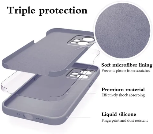 Miniatura 7 de Compatible con Redmi Note 12 Pro Plus Funda de silicona líquida verde oscuro, suave al tacto para Xiaomi Redmi Note 12 Pro Plus Funda de silicona a