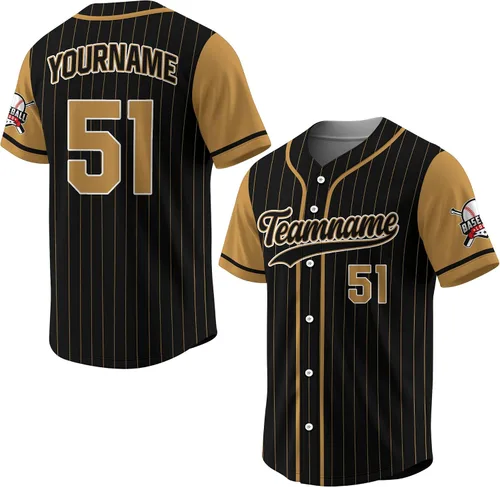 Camiseta de béisbol a rayas personalizadas con logotipo de número de nombre para hombres, mujeres, jóvenes, niños, camiseta de uniforme de equipo