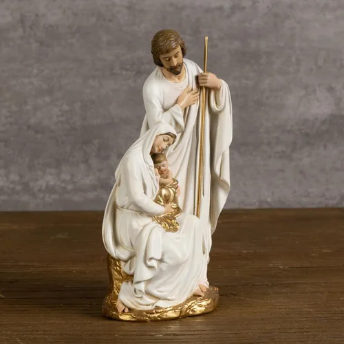 Miniatura 3 de Estatua católica de la Santa Familia BC, belén de 6 pulgadas de alto en interiores, regalo religioso, decoración del hogar de Navidad, figura